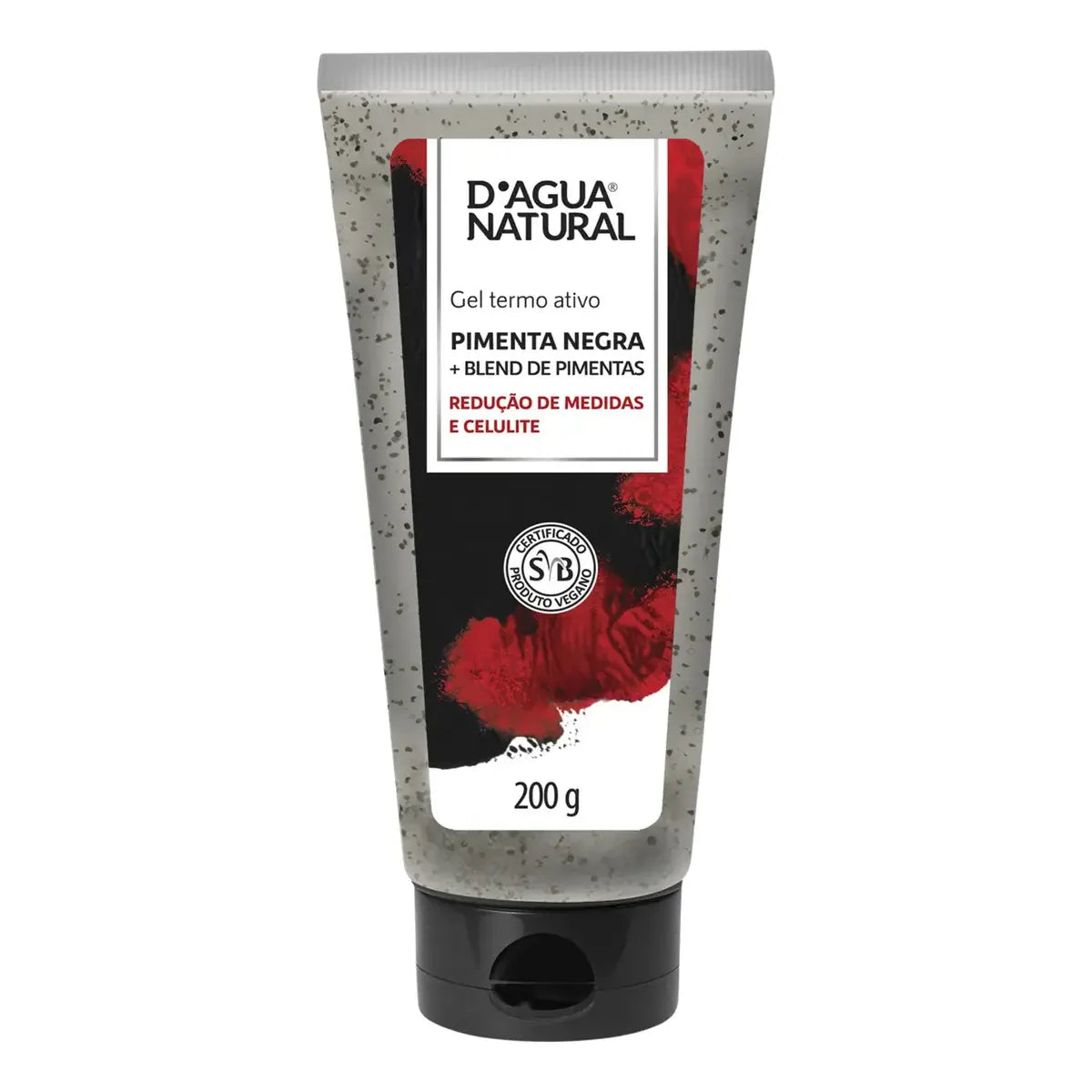 D'Agua Natural Gel Termo Ativo Pimenta Negra (200g)